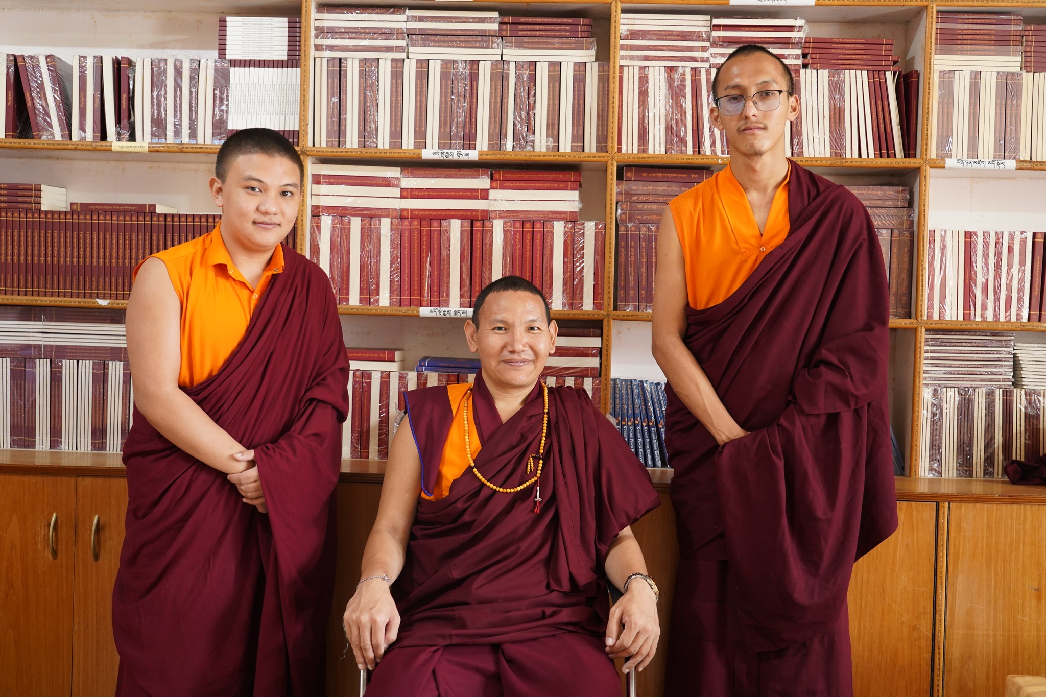 Rigdzod Book Stall with Lopen Tashi Dorji and Members